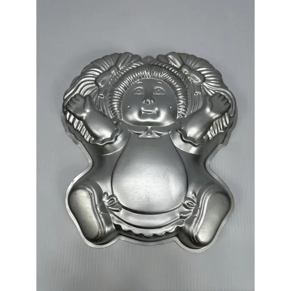 Vintage 1984 Wilton Cabbage Patch Kid Cake Pan  Kids Birthday Party Metal Baking